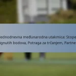 Jednodnevna međunarodna utakmica: Stope postignutih bodova, Potraga za trčanjem, Partnerstva