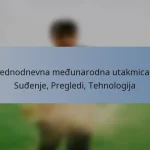 Jednodnevna međunarodna utakmica: Suđenje, Pregledi, Tehnologija