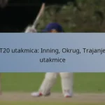 T20 utakmica: Inning, Okrug, Trajanje utakmice