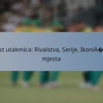 Test utakmica: Rivalstva, Serije, Ikonična mjesta