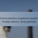 Testna utakmica: Angažman navijača, Prodaja ulaznica, Opcije gledanja