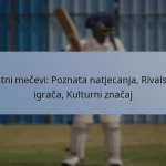 Testni mečevi: Poznata natjecanja, Rivalstva igrača, Kulturni značaj