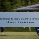 Tradicionalna testna utakmica: Format, bodovanje, dinamika timova